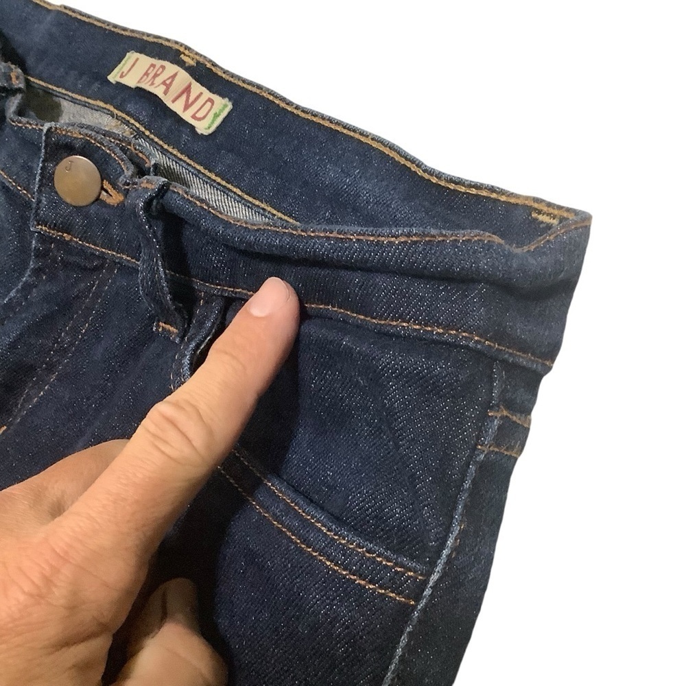 J Brand Skinny Jeans Sz 27 Dark Wash - Picture 6 of 9